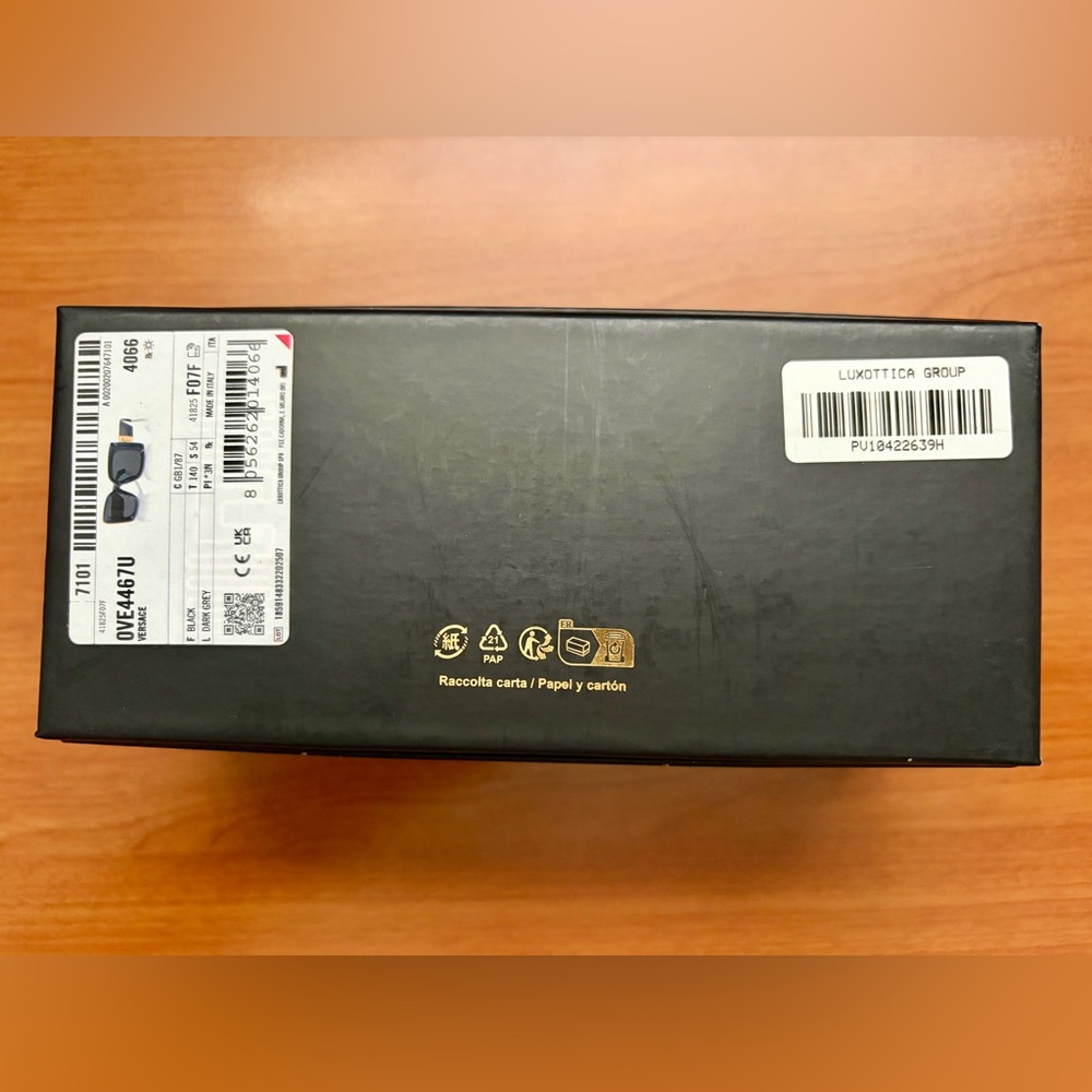 Versace Women’s Black Oversized Square Sunglasses - Picture 11 of 12